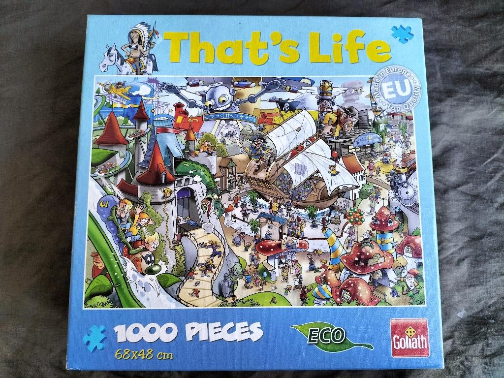 That's Life puzzel - Pretpark ( 1000 stukjes ), Ophalen of Verzenden, 500 t/m 1500 stukjes, Zo goed als nieuw, Legpuzzel