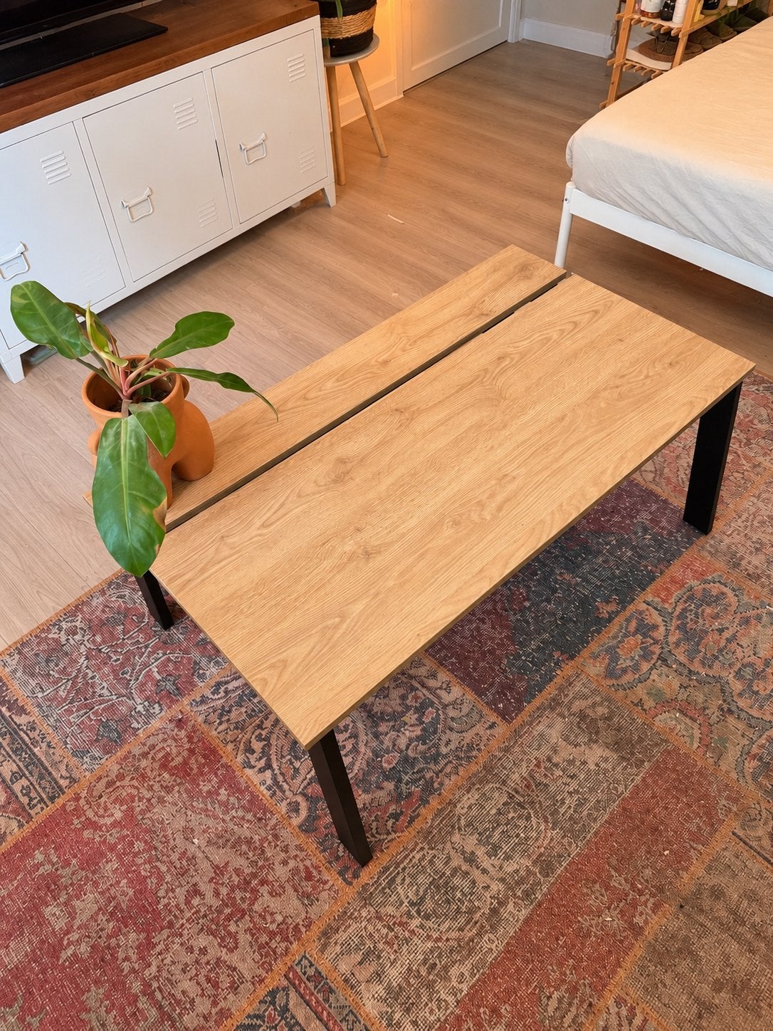 IKEA LJUNGSBRO salontafel - uitklapbaar, 50 – 75, 100 tot 150 cm, Zo goed als nieuw, Rechthoekig