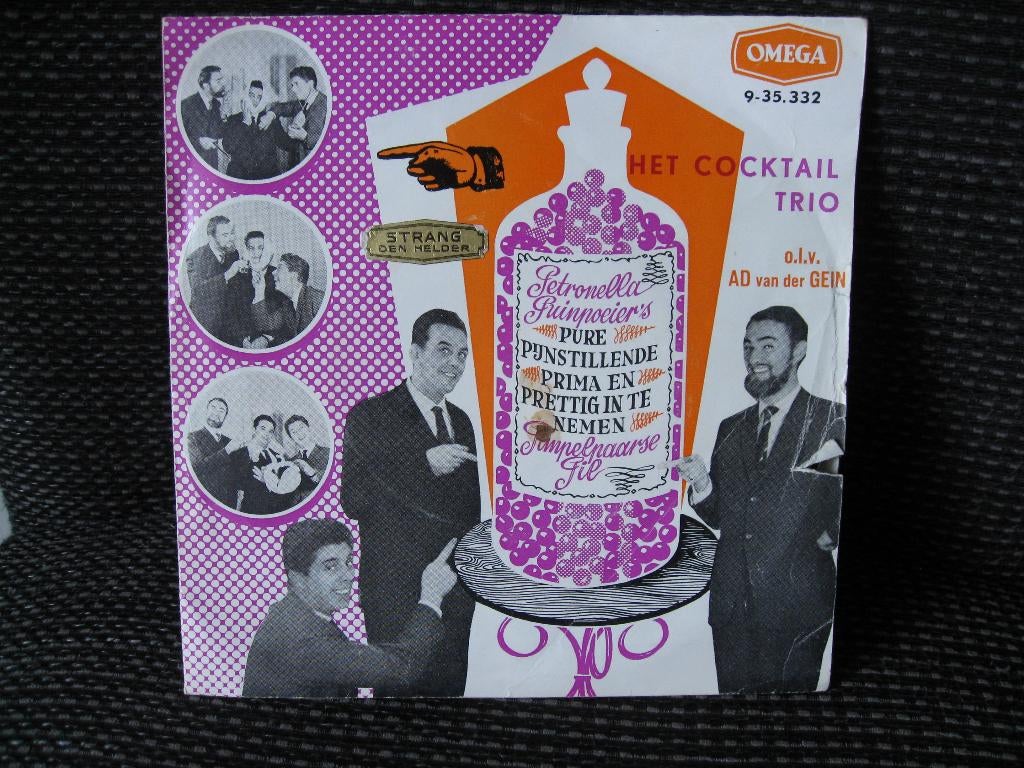 Cocktail Trio – Petronella Puinpoeier's Pure Pijnstillende, Ophalen of Verzenden, Gebruikt, Pop, Single