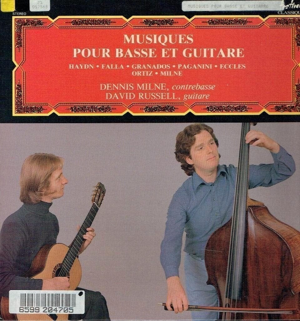 Dennis Milne & David Russell–Musiques Pour Basse Et Guitare, Kamermuziek, Verzenden, Zo goed als nieuw, 12 inch