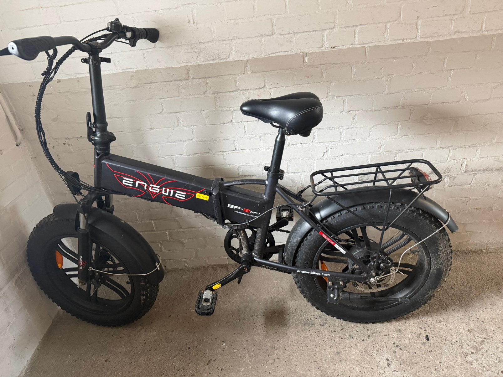 Engwe inklapbare fatbike, Fietsen en Brommers, Ophalen of Verzenden, Zo goed als nieuw, 20 inch of meer