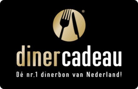 Diner cadeaubon, Twee personen, Cadeaubon