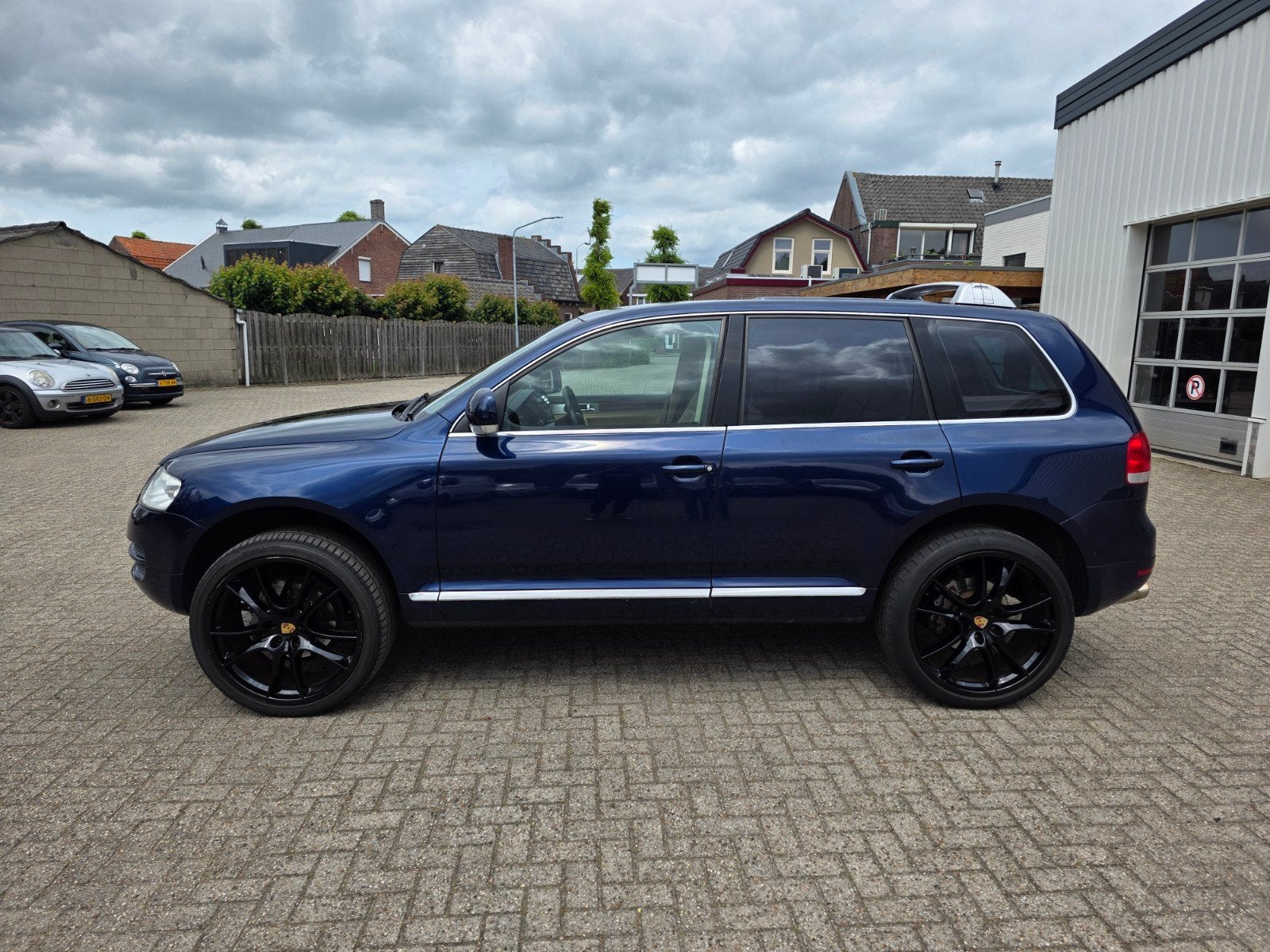 Volkswagen Touareg 3.2 V6 162KW 4MOTION AUT 2003 Blauw, Auto's, Volkswagen, Beige, 3189 cc, Blauw, Vierwielaandrijving