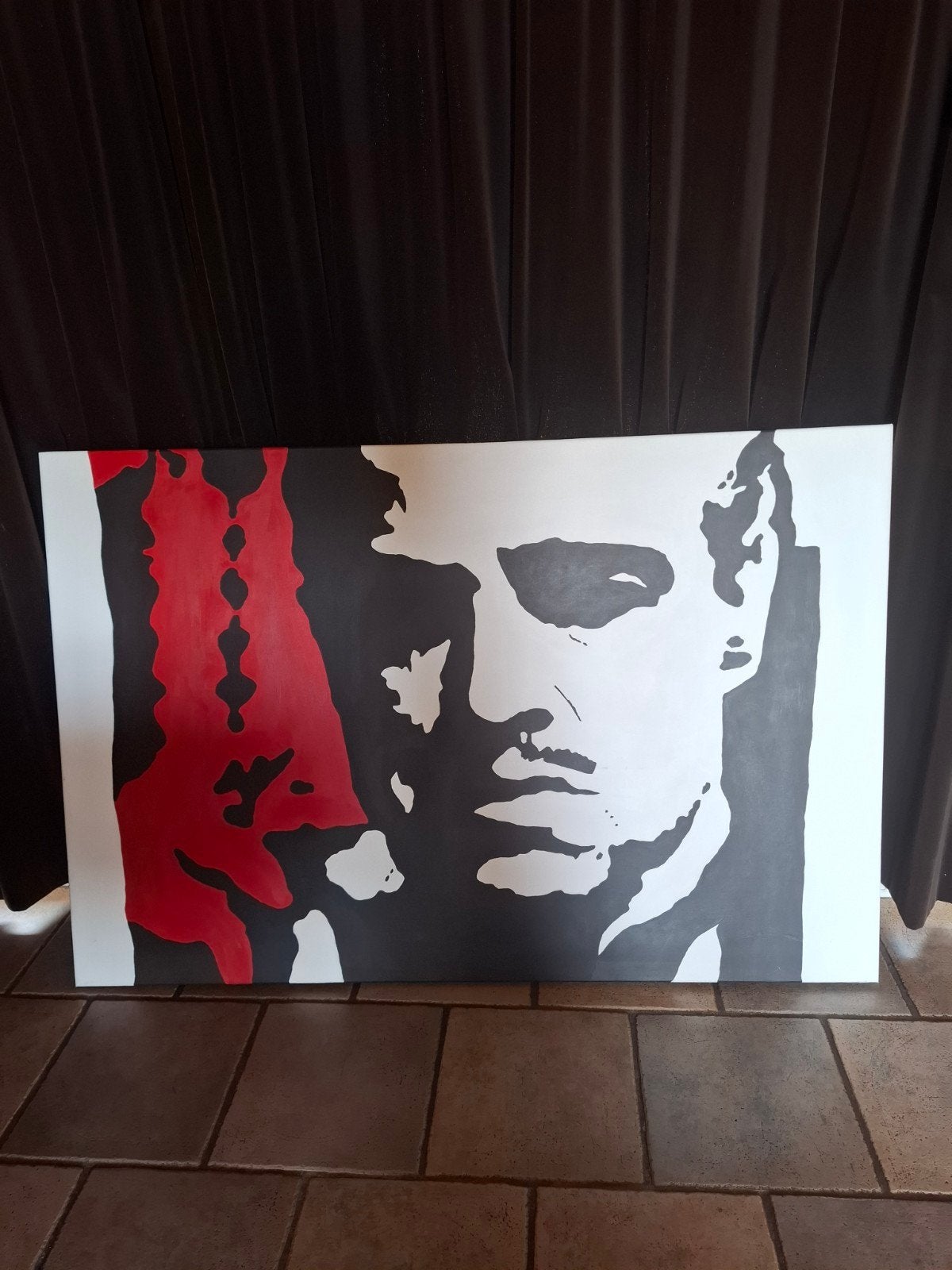 Uniek handgeschilderd kunstwerk: The Godfather, Ophalen of Verzenden