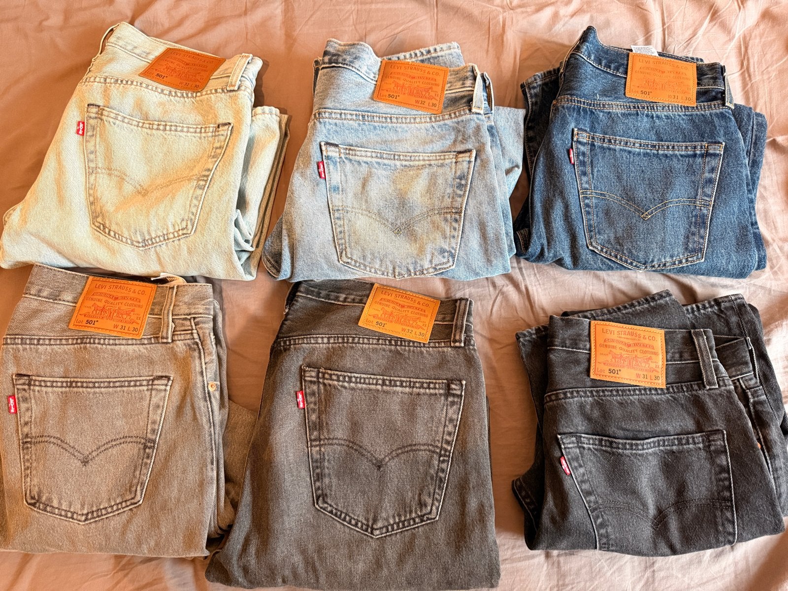 Levi's 501 Jeans Collectie, Kleding | Heren, Ophalen of Verzenden, Zo goed als nieuw, Blauw, W32 (confectie 46) of kleiner