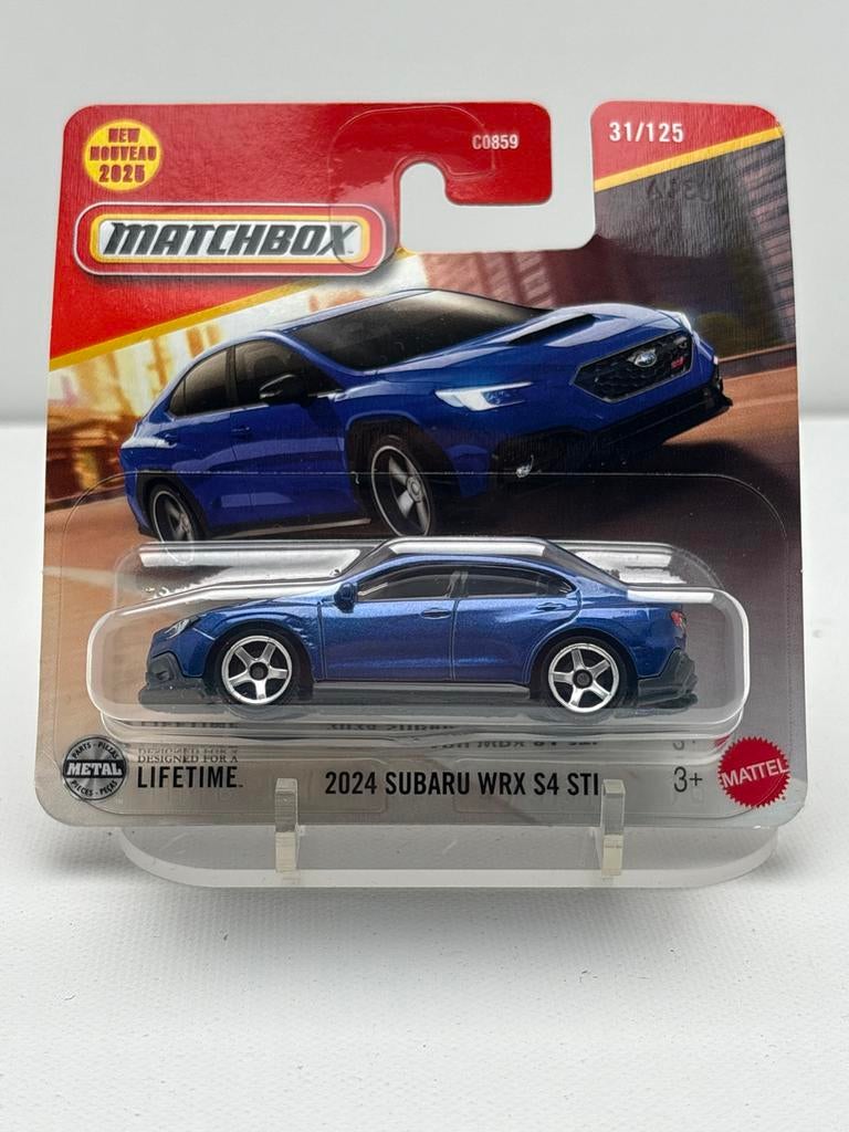 Matchbox 2024 Subaru WRX S4 STI - Nieuw in verpakking, Auto, Nieuw, Ophalen of Verzenden, Mattel