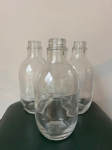 Fles vaas glas Karlsson prijs per stuk, Ophalen of Verzenden, Zo goed als nieuw, Glas, 20 cm