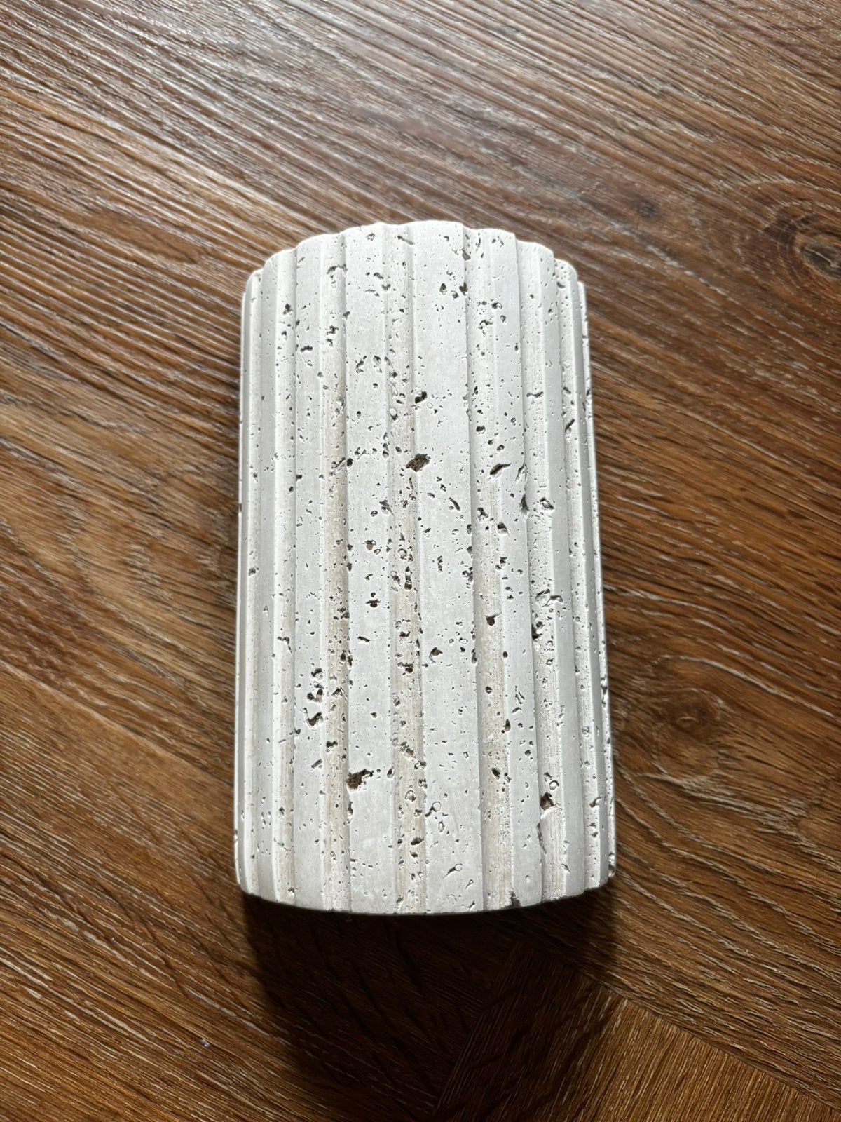 3 sfeervolle LED wandlampen natuursteen natuurlijke look, Huis en Inrichting, Ophalen of Verzenden, Nieuw, Wandlamp, Overige fittingen