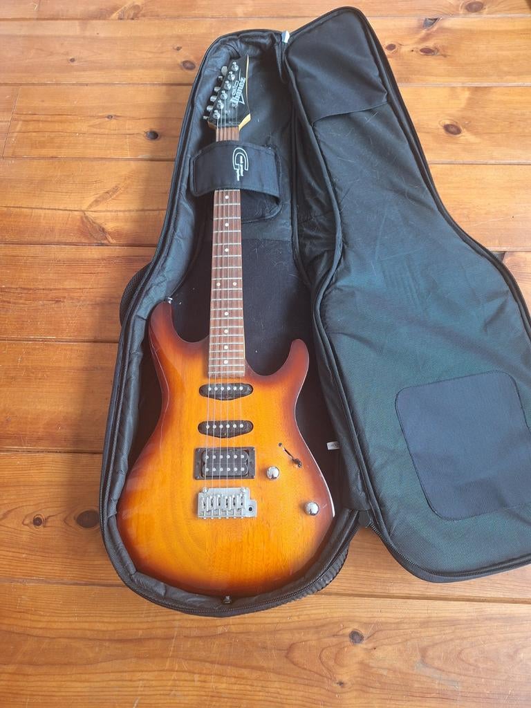 Splinternieuwe GEWA elektrische gitaar – prachtige sunburst, Ophalen of Verzenden, Zo goed als nieuw, Solid body, Overige merken