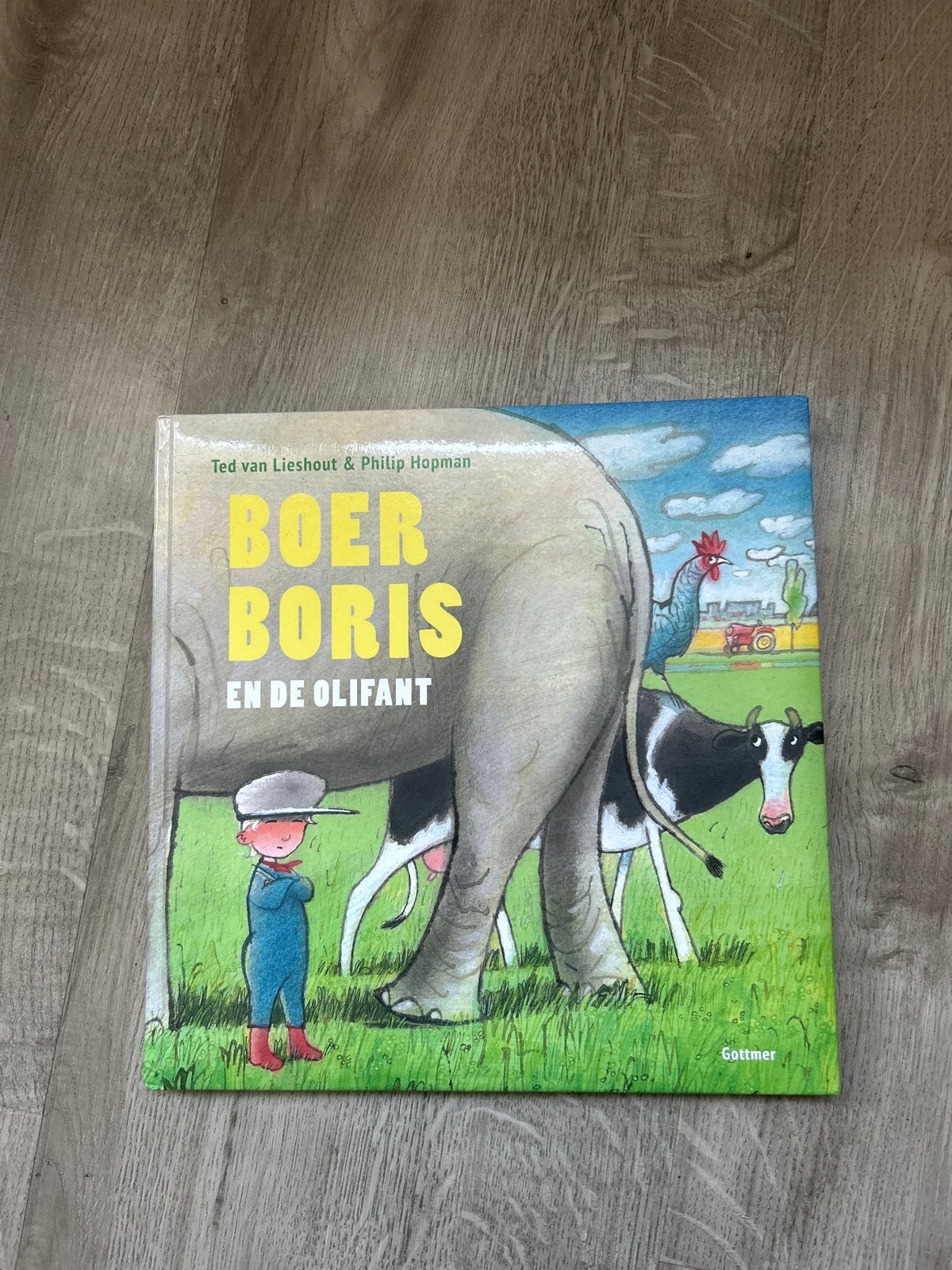 Boer Boris en de Olifant - Ted van Lieshout & Philip Hopman, Boeken, Ophalen, Zo goed als nieuw, Fictie algemeen