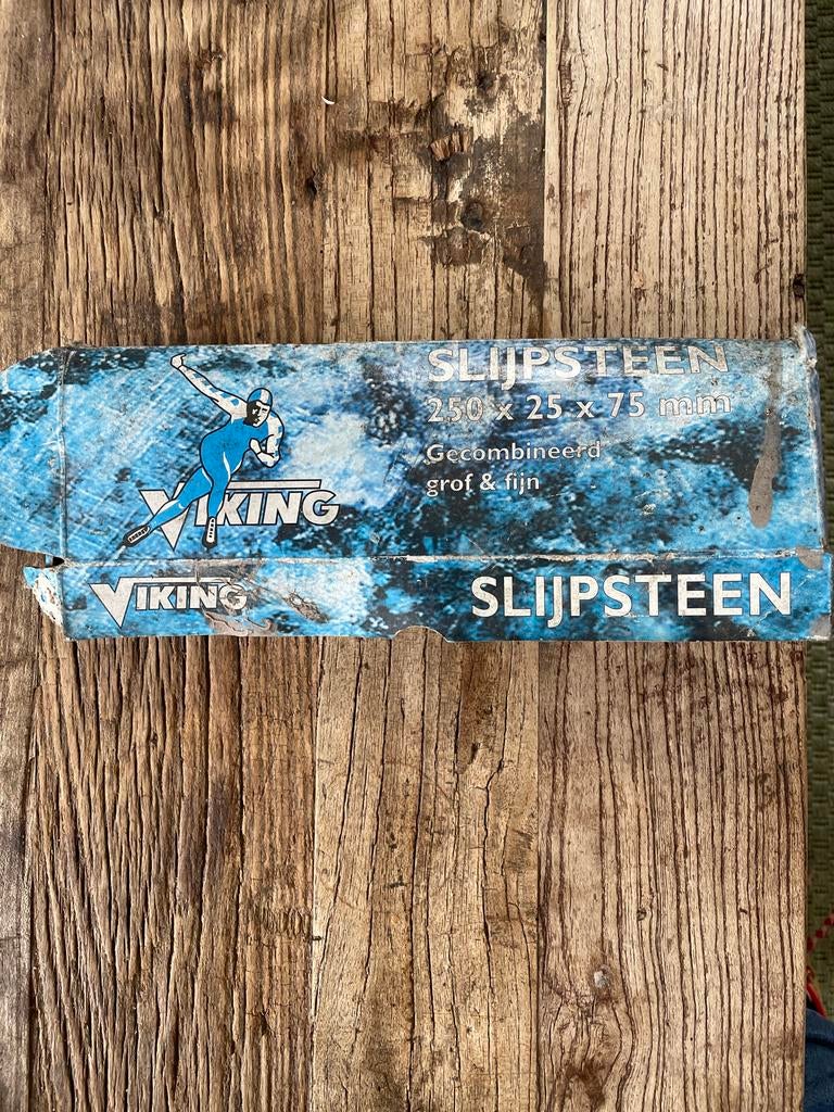 Viking Slijpsteen 250x25x75mm Grof & Fijn, Sport en Fitness, Schaatsen, Ophalen of Verzenden, Zo goed als nieuw