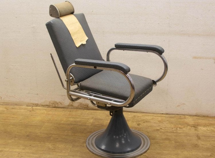Kappersstoel en droogkap, vintage, Ophalen