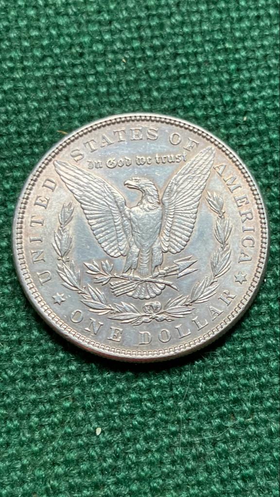 Zeldzame 1886 Morgan Dollar Zilveren Munt - VS, Ophalen of Verzenden, Losse munt, Zilver