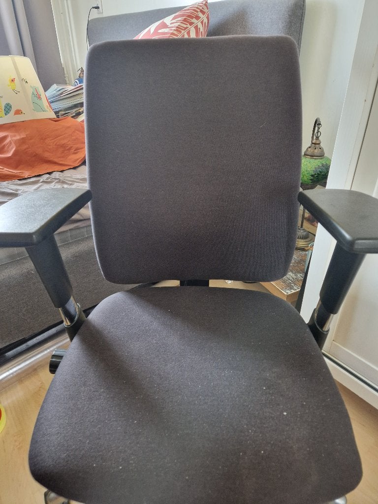 Bureaustoel zwart, Ophalen, Gebruikt, Zwart, Bureaustoel