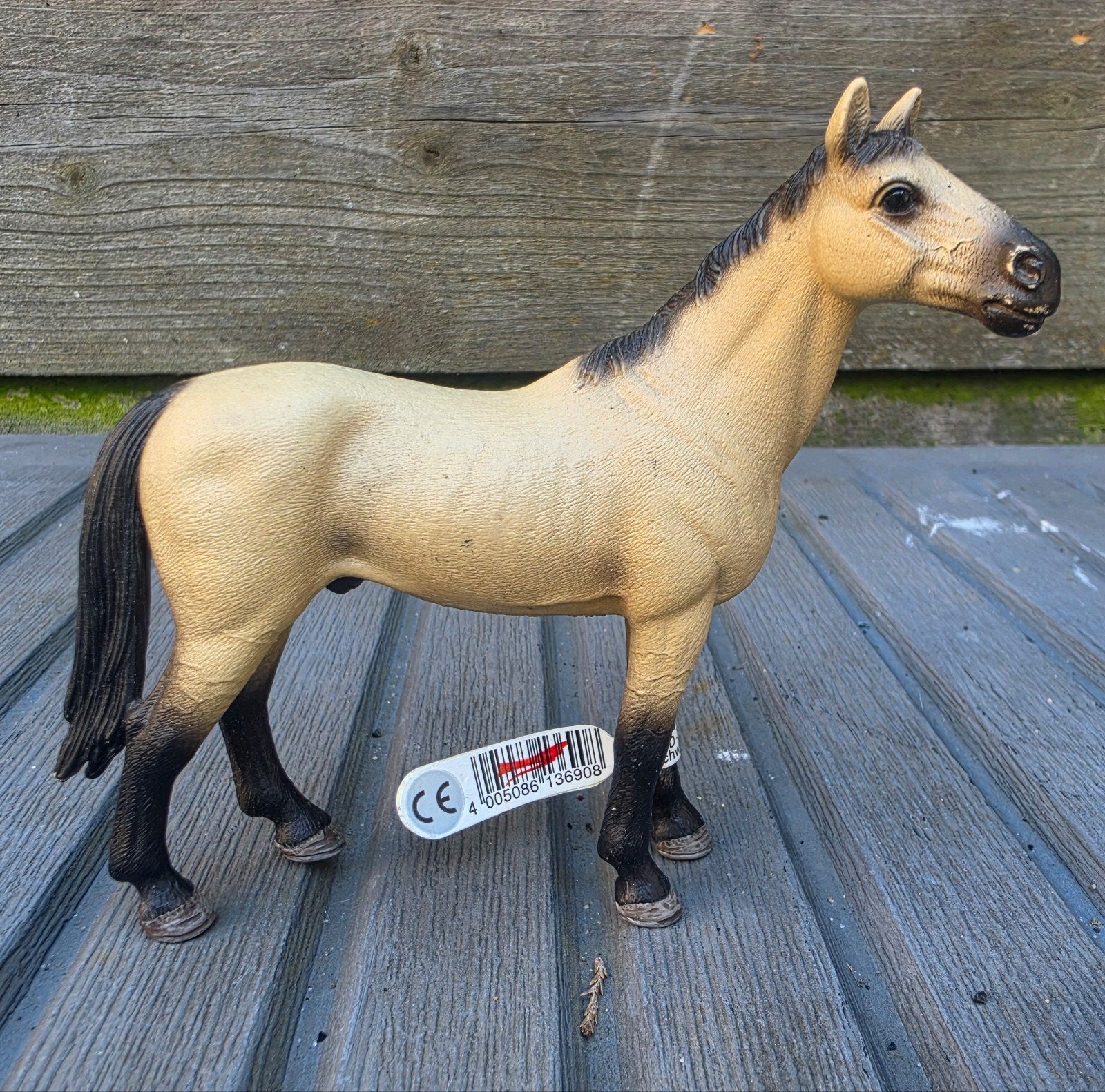 Schleich Akhal-teke hengst met vaantje 13690, Ophalen, Nieuw, Paard, Beeldje of Figuurtje