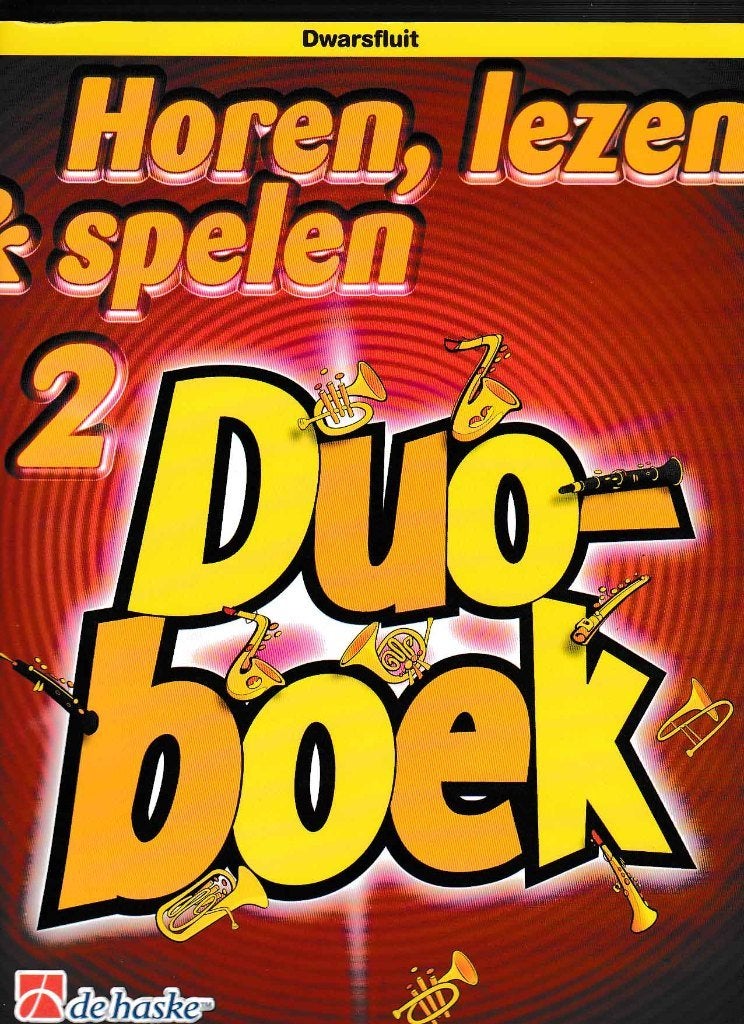 Horen Lezen Dwarsfluit Duo en Speel boek 2 trio 1, Ophalen of Verzenden, Gebruikt, Artiest of Componist, Dwarsfluit of Piccolo