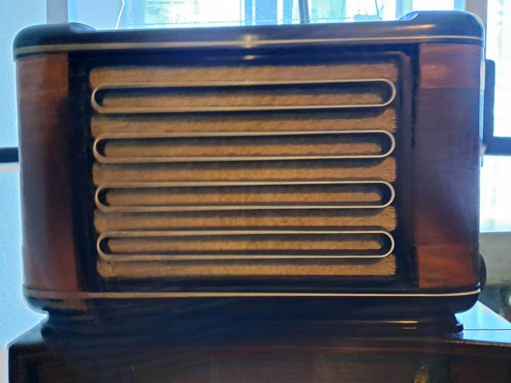 Philips BX560A buizenradio - Vintage radio, Ophalen, Gebruikt, Radio