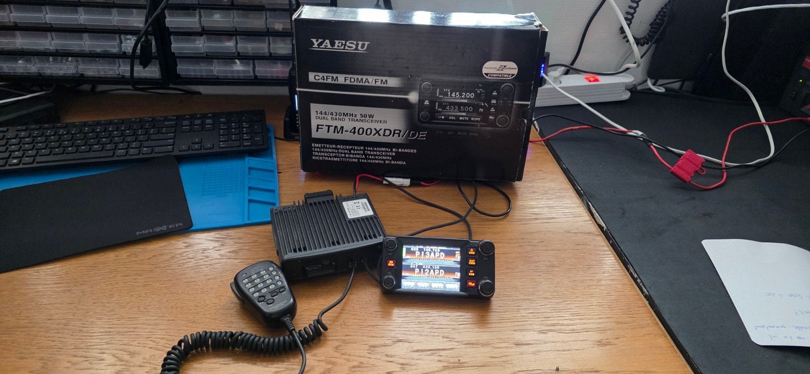 Yaesu FTM-400XDE met defect (driver-trap), Ophalen of Verzenden, Niet werkend, Zender en Ontvanger