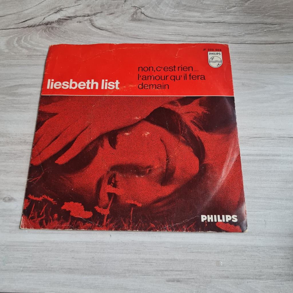 Liesbeth List - Non, c'est rien / L'amour qu'il fera demain, Cd's en Dvd's, Vinyl Singles, Gebruikt, 7 inch, Single, Ophalen of Verzenden