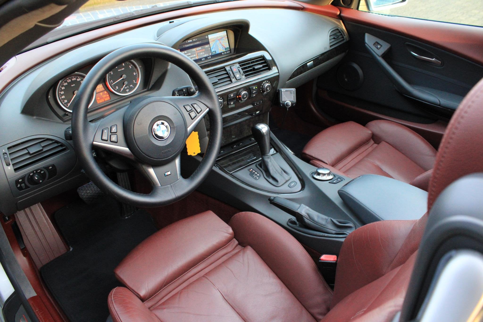 BMW 6-Serie Cabrio 645Ci S Rood Leder | Memory | Xenon | Nav, Auto's, Automaat, Achterwielaandrijving, Gebruikt, Cabriolet