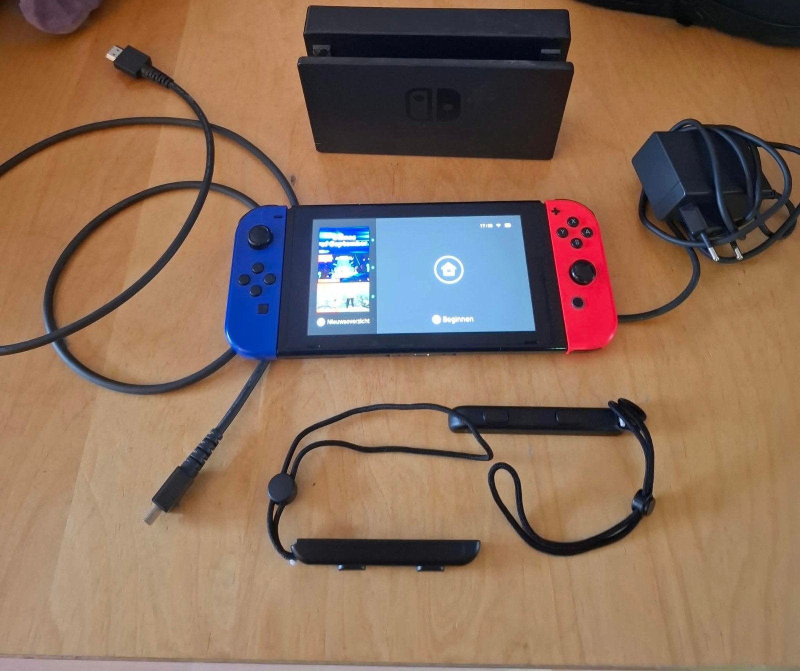 Nintendo switch 1, Ophalen, Met games, Met 2 controllers, Zo goed als nieuw