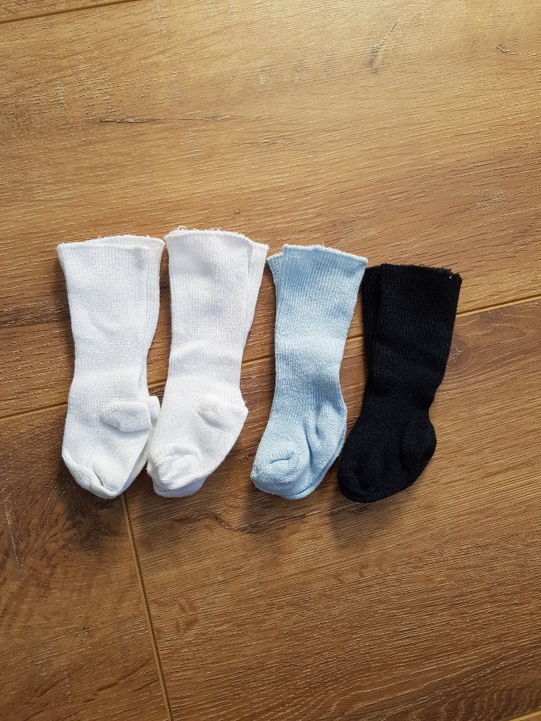 4 paar nieuwe babysokjes maat 50-62, Nieuw, Ophalen of Verzenden, Sokjes, Jongetje