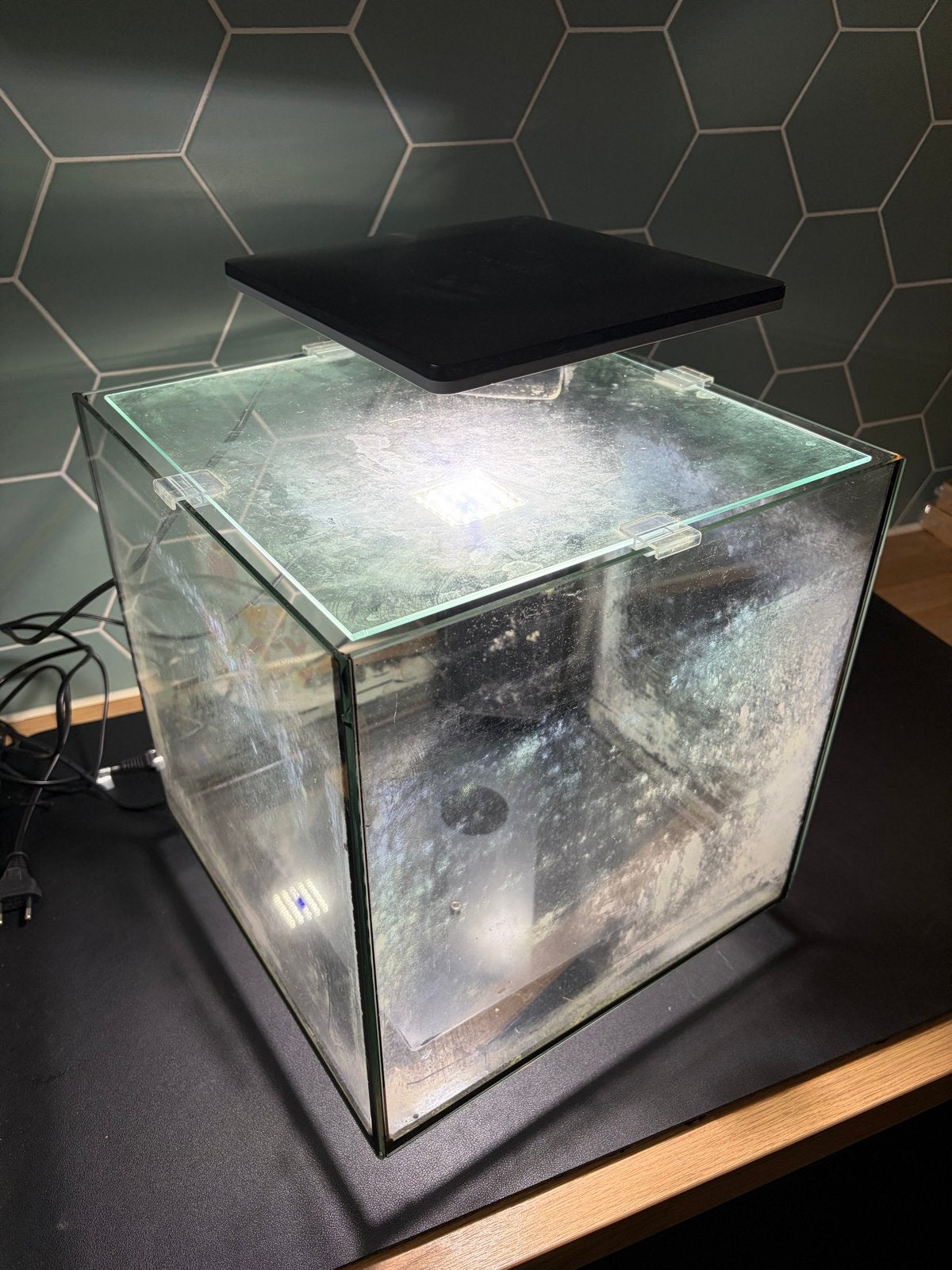 Superfish qubic 30 aquariums, Ophalen, Leeg aquarium