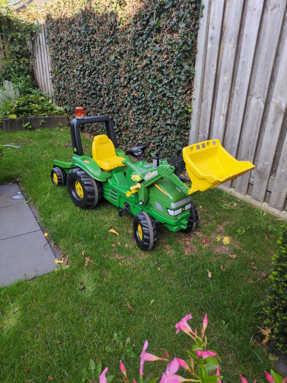 John Deere traptrekker met voorlader, Ophalen, Gebruikt, Trapvoertuig