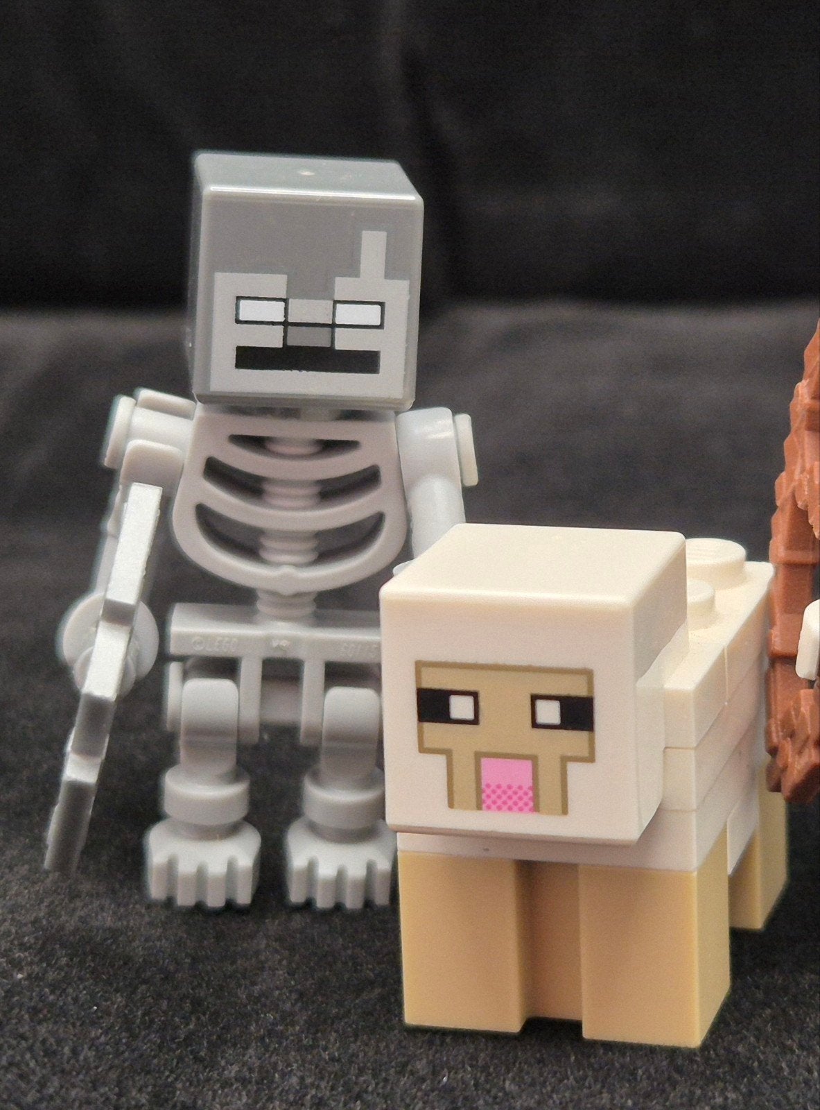 LEGO Minecraft Skelet en Schaap minifiguren, Verzenden, Zo goed als nieuw, Overige merken