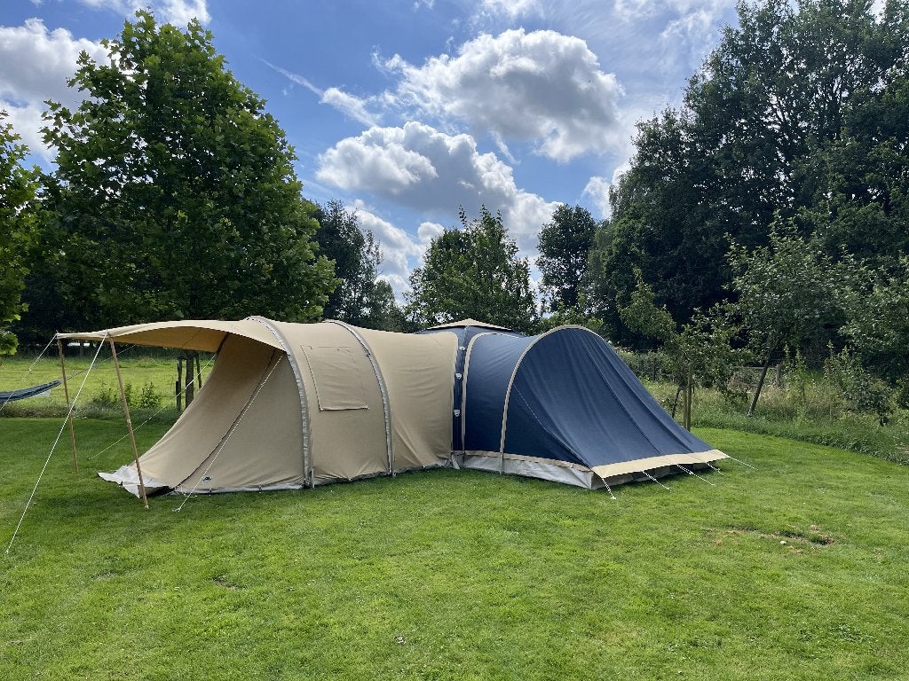 Karsten 300 opblaastent, Caravans en Kamperen, Ophalen, Gebruikt, Tot en met 6