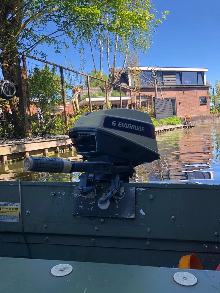 Evinrude 6pk 2-takt langstaart WAARDEPIJLING!, Ophalen of Verzenden, Zo goed als nieuw