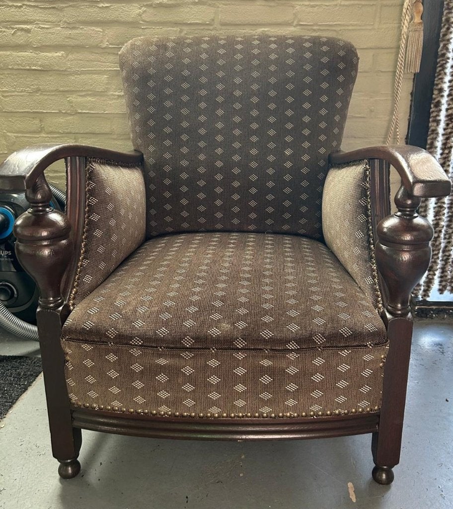 Fauteuil / stoel, Huis en Inrichting, Fauteuils, Ophalen, 75 tot 100 cm, Zo goed als nieuw, Stof