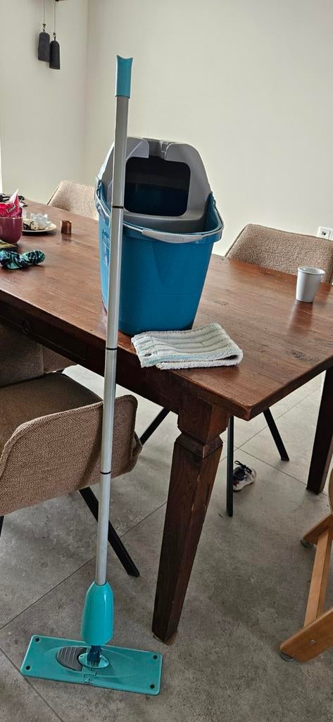 Leifheit Twist System Dweilset met emmer, Huis en Inrichting, Schoonmaakartikelen, Ophalen, Dweilemmer, -bak, of -wagen