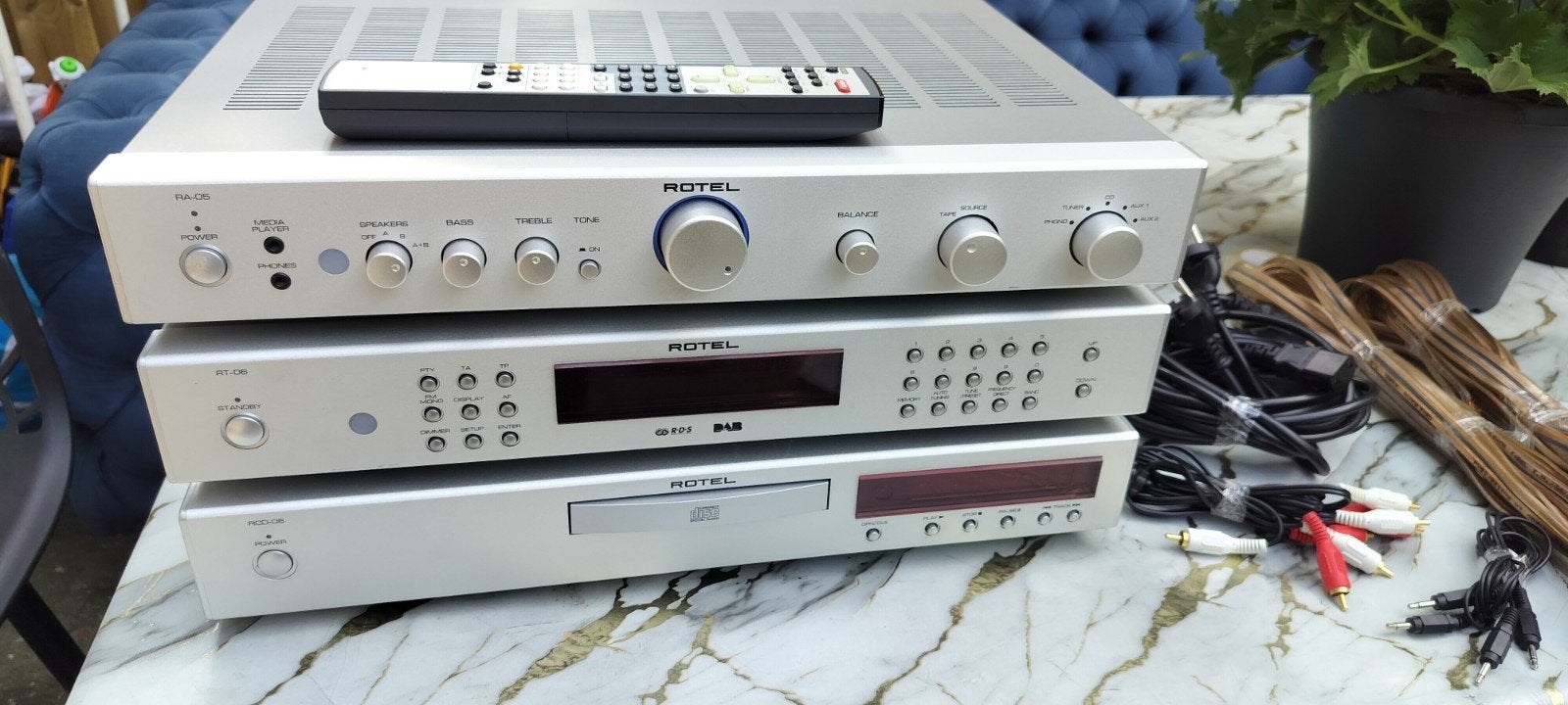 Rotel set hifi, Ophalen of Verzenden, Zo goed als nieuw, Audio