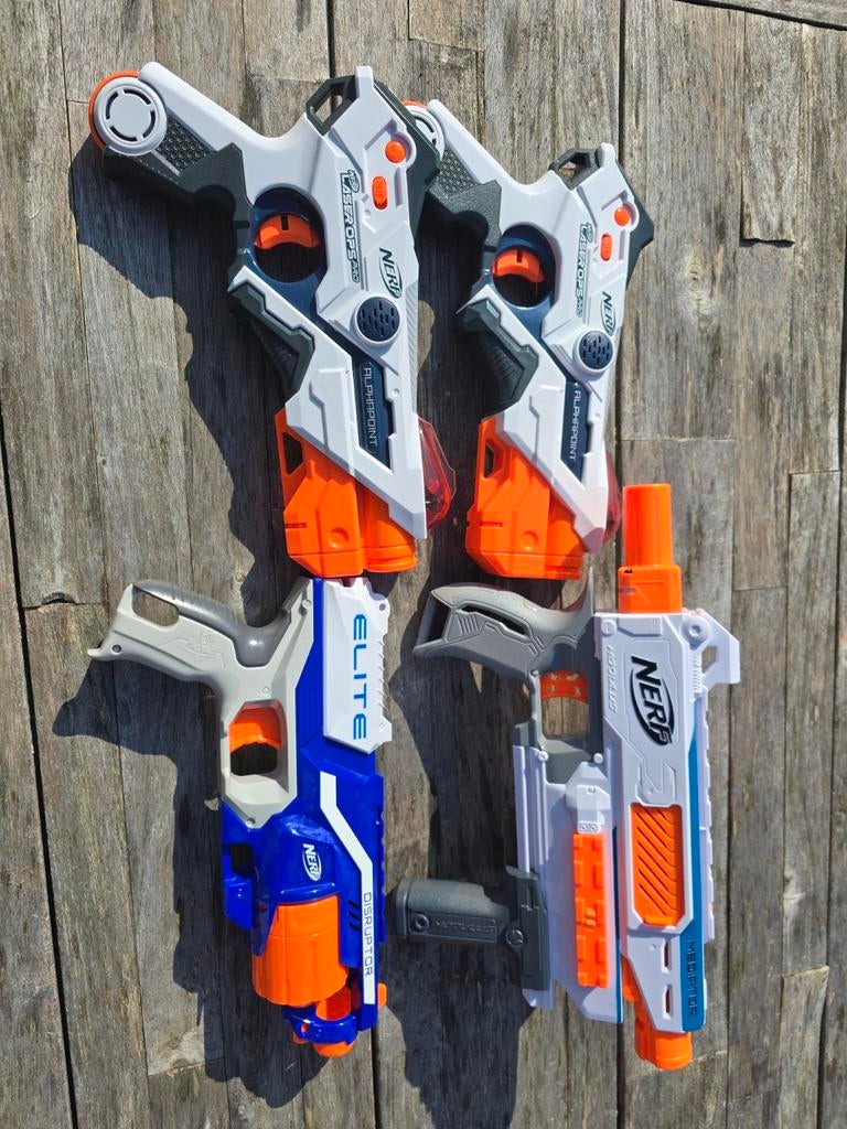 Nerf laser en Nerf pijltjes geweren, Ophalen of Verzenden