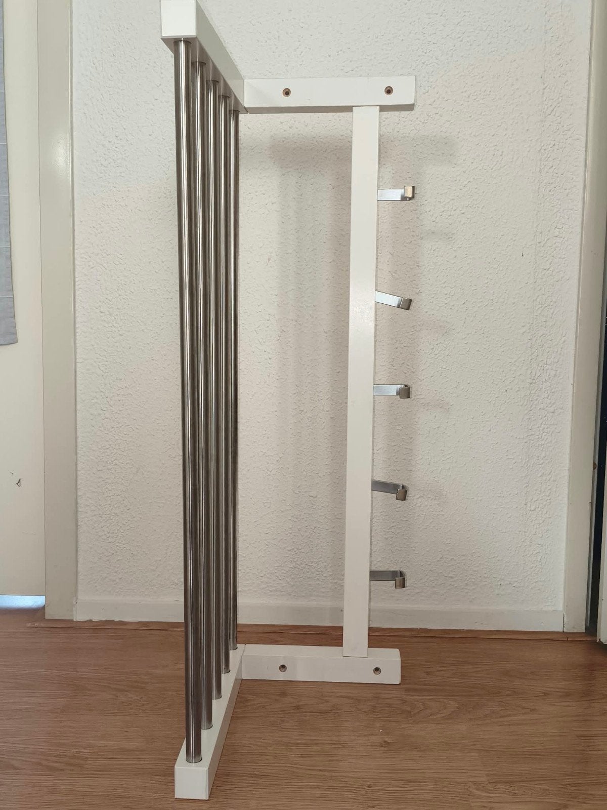 IKEA TJUSIG Kapstok, wit, 79 cm, Ophalen
