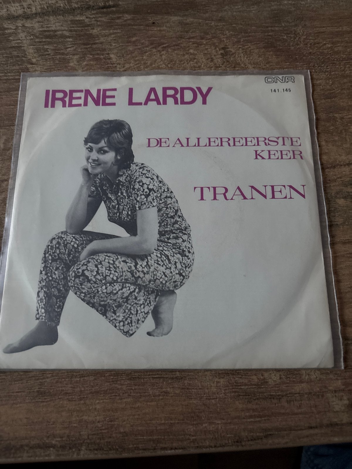 Irene Lardy - De Allereerste Keer / Tranen (Single), Gebruikt, 7 inch, Ophalen of Verzenden, EP