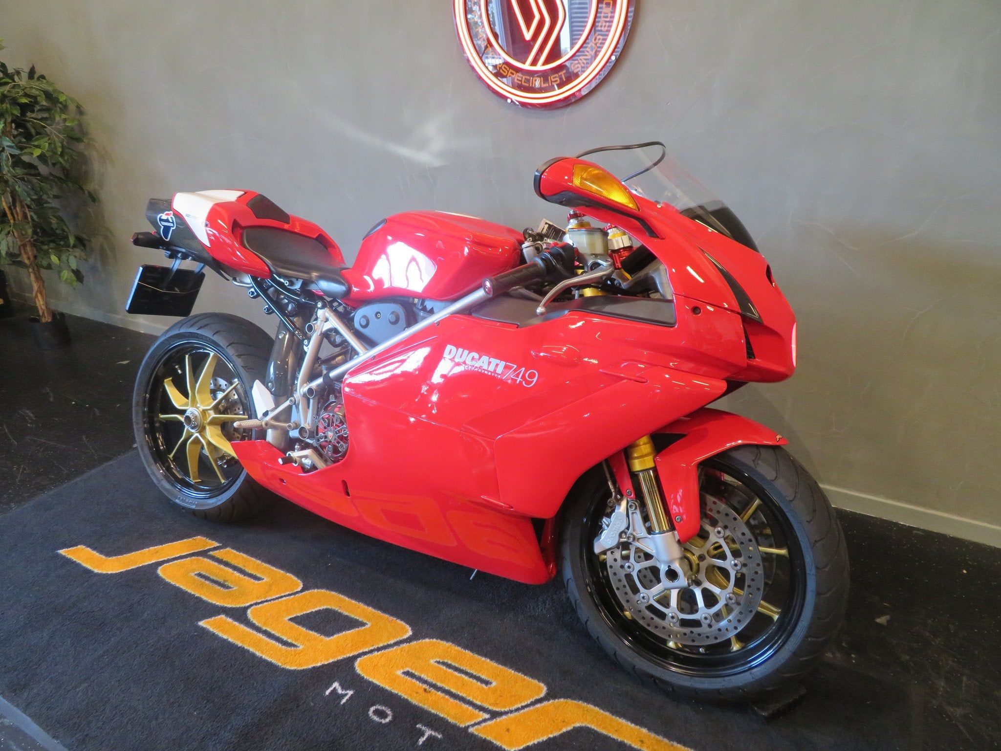 Ducati 749 S SUPER STRAK! TERMIGNONI (bj 2003), Motoren, Bedrijf, Super Sport