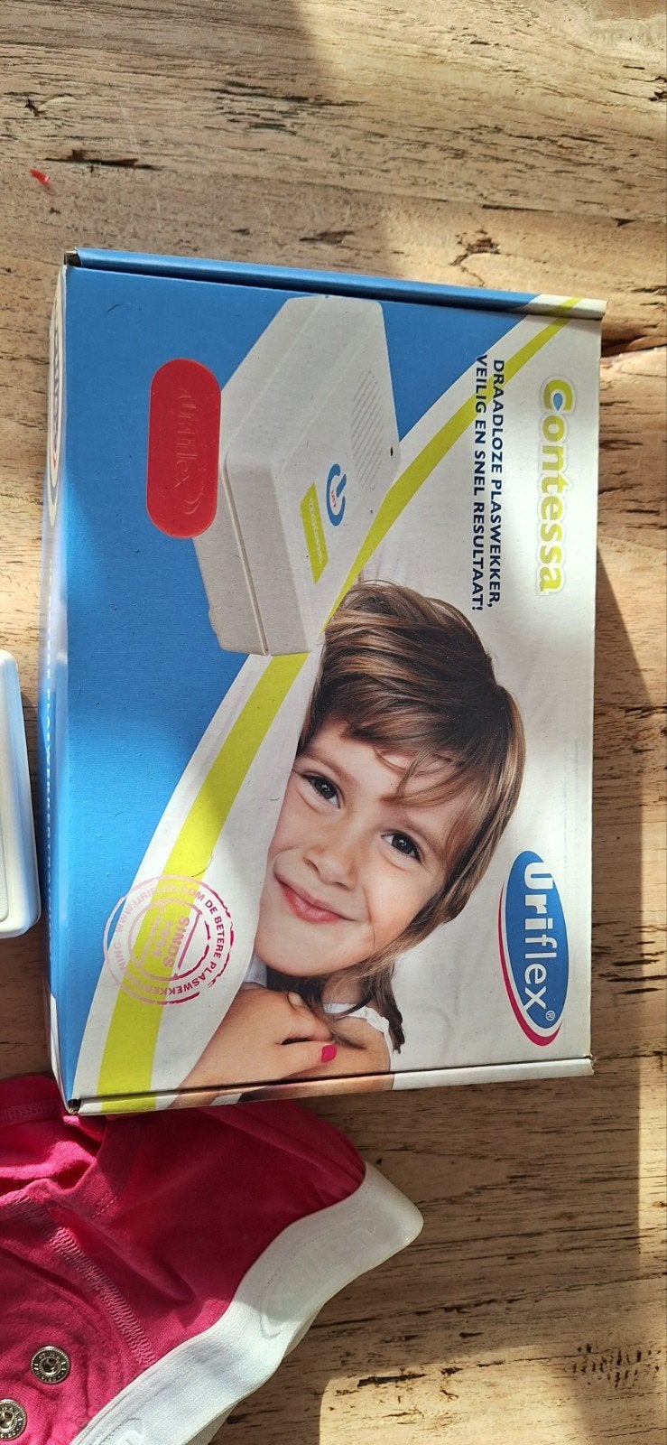 Uriflex Contessa draadloze plaswekker met 3 broekjes, Nacht- of Onderkleding, Jongen of Meisje, Nieuw, Ophalen of Verzenden