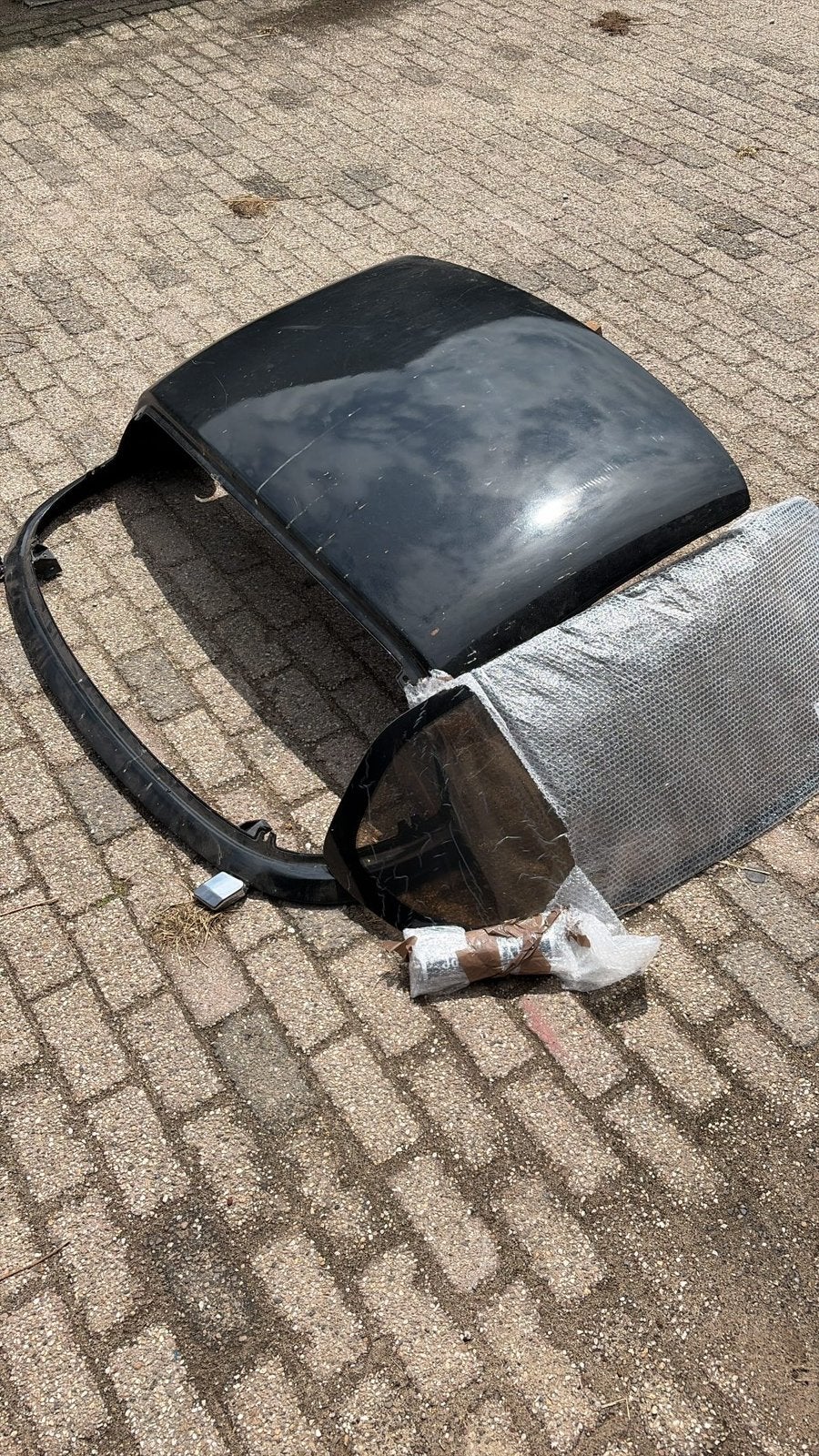 Mazda MX-5 Hardtop met (losse) nieuwe Lexaan ruit, Ophalen, Achterklep, Voor, Nieuw