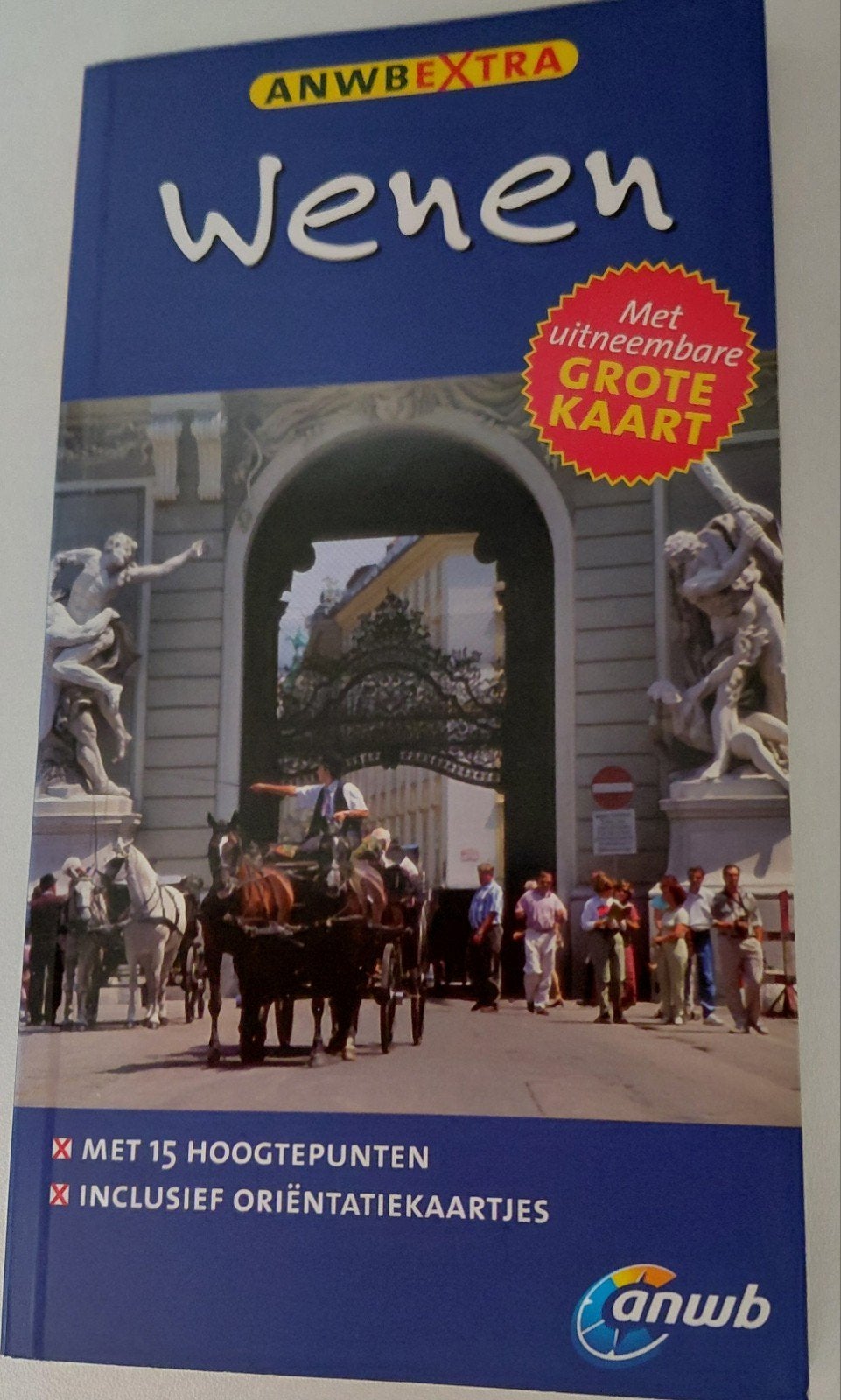 ANWB Extra Wenen Reisgids met Grote Kaart en Tips, Boeken, Ophalen, Europa, Nieuw, Reisgids of -boek