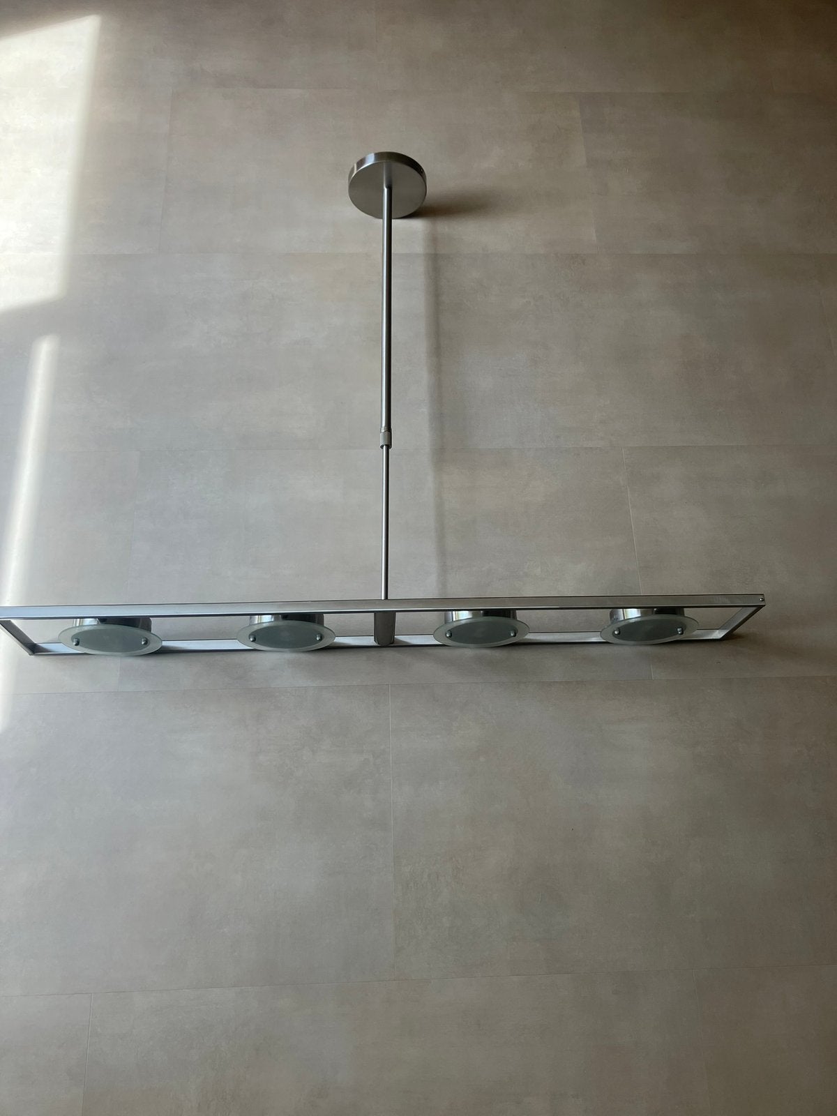 Eettafel lamp, Ophalen, Zo goed als nieuw, Verstelbaar