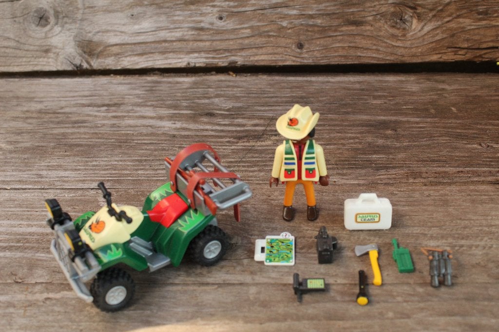 Playmobil 4176 Dino Expeditie Quad, Ophalen of Verzenden, Zo goed als nieuw, Complete set