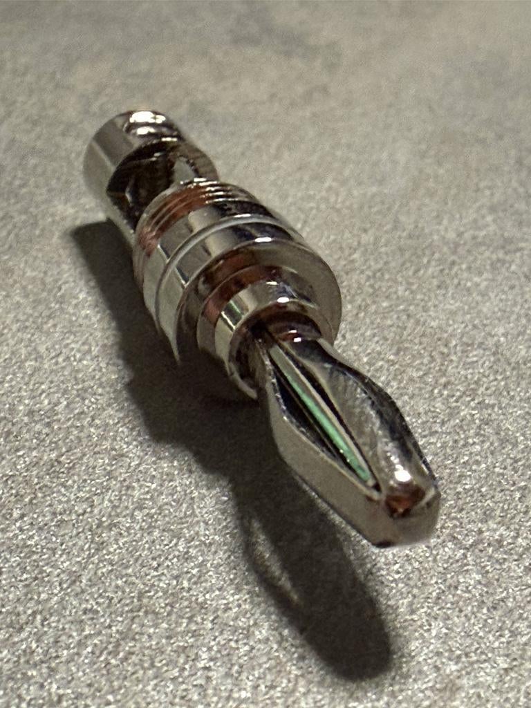 Carbon HiFi Banana Plug Speaker Connectors – 6x, Verzenden, Nieuw, 2 tot 5 meter, Overige kabels