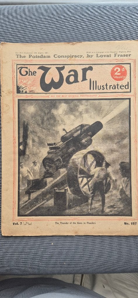 1917 August 18 The War Illusrrated number 157, Verzamelen, Ophalen of Verzenden, Landmacht, Engeland, Overige typen