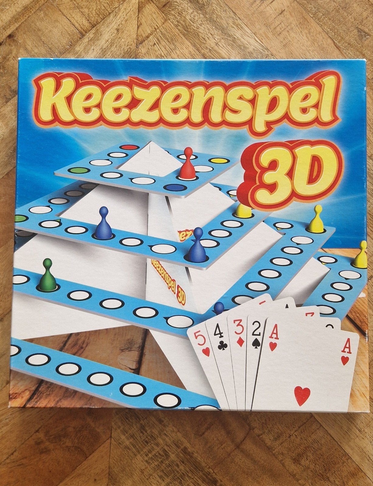 Keezenspel 3D - Bordspel voor het hele gezin, Vijf spelers of meer, Ophalen of Verzenden, Zo goed als nieuw