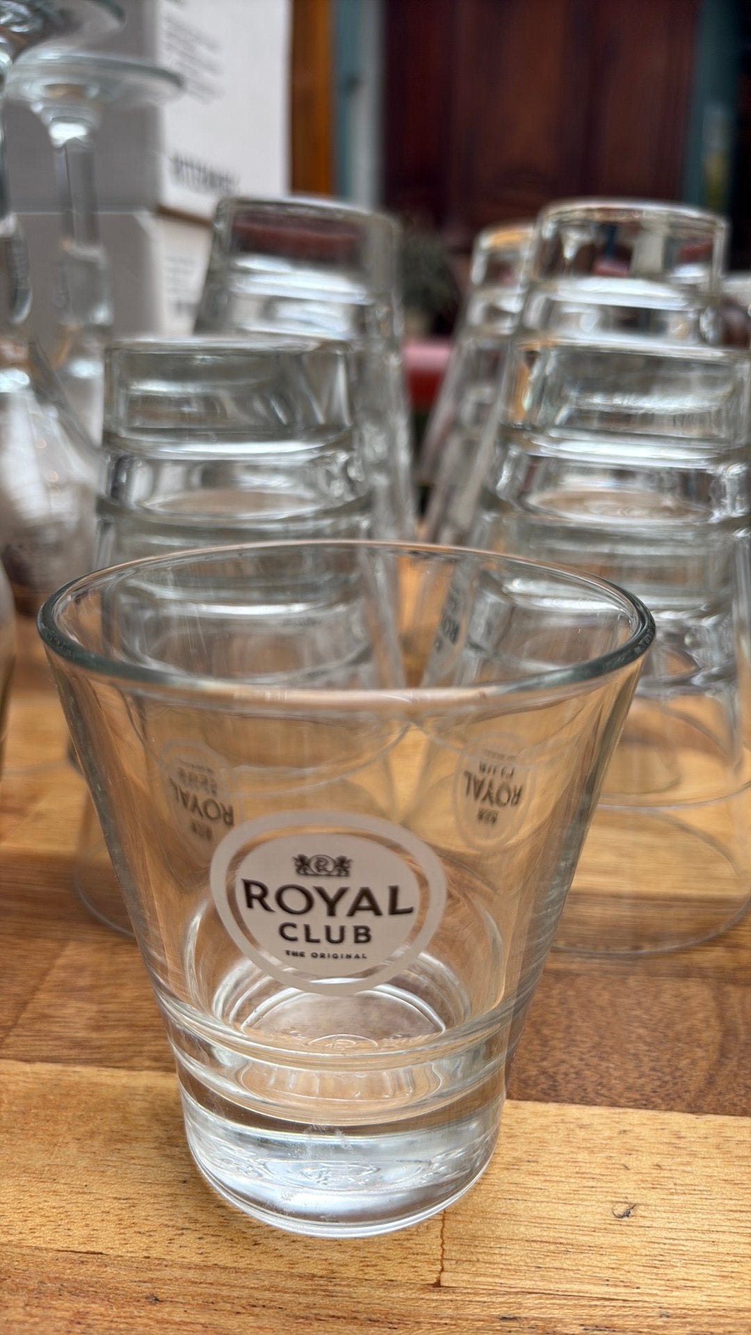 Royal Club glazen 20stuks, Verzamelen, Glas en Borrelglaasjes, Ophalen of Verzenden, Zo goed als nieuw