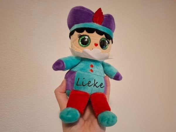 pieten knuffel met naam, Ophalen of Verzenden, Nieuw
