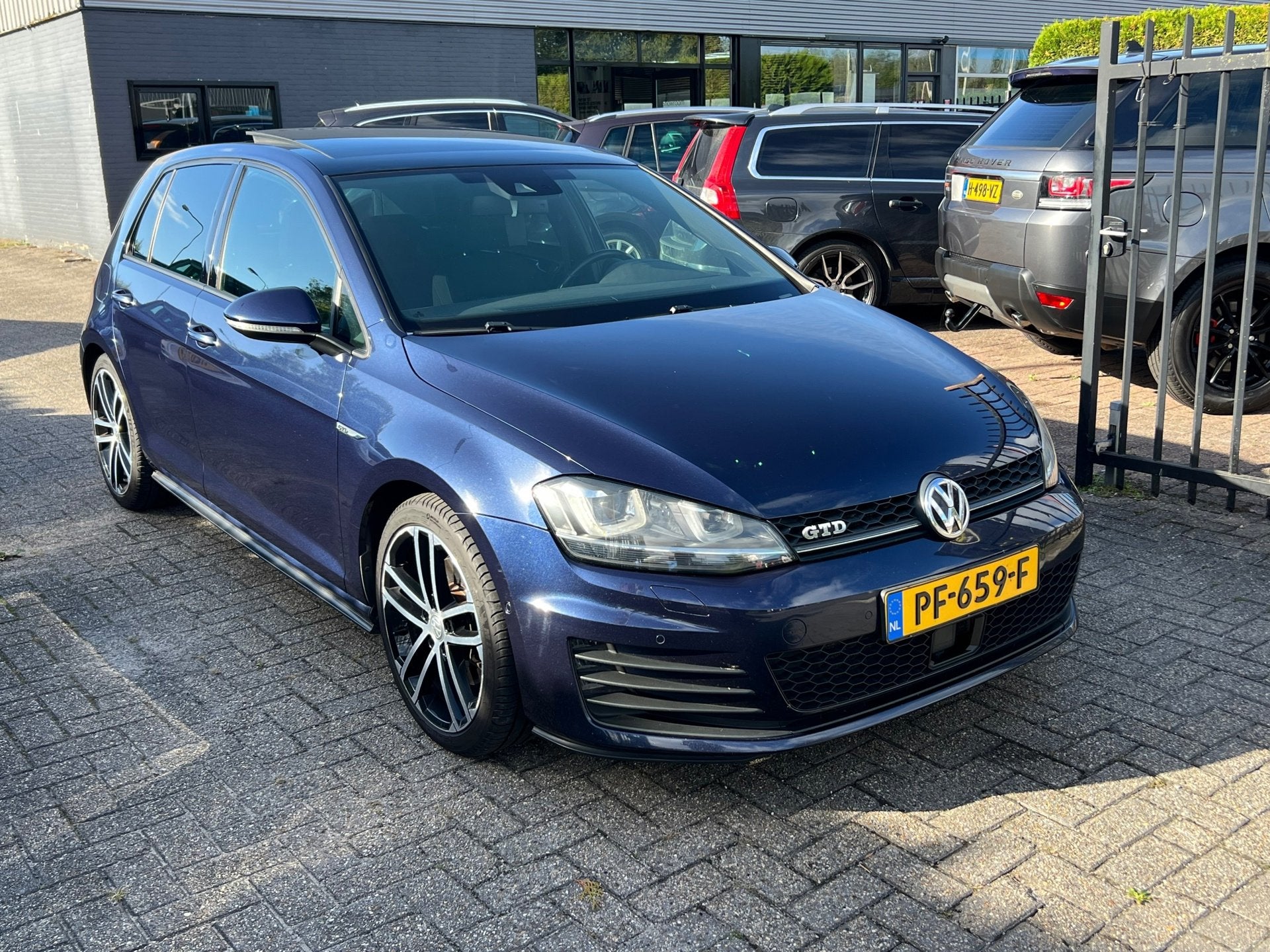 Volkswagen Golf 2.0 TDI GTD DSG # Panodak # Led # Acc # Dcc, Auto's, Gebruikt, Euro 6, 4 cilinders, Blauw