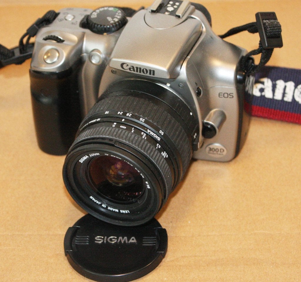 Mooie Canon EOS 300D, Spiegelreflex, Canon, Ophalen of Verzenden, Zo goed als nieuw